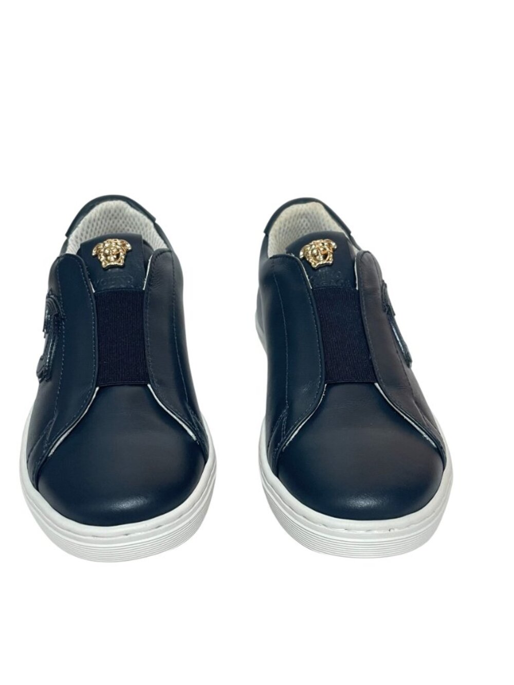 Versace Young leather low tops sneakers 13 31 - Picture 3 of 9